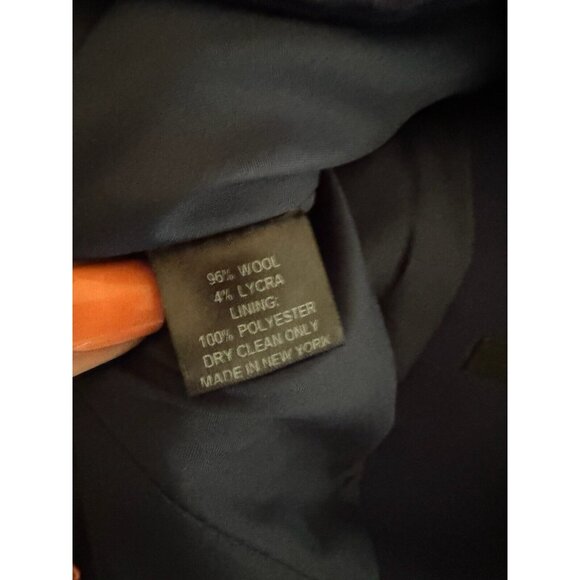 Alvin Valley Women's Jacket Blazer Formal Elegant Navy Blue Size M - Picture 9 of 9